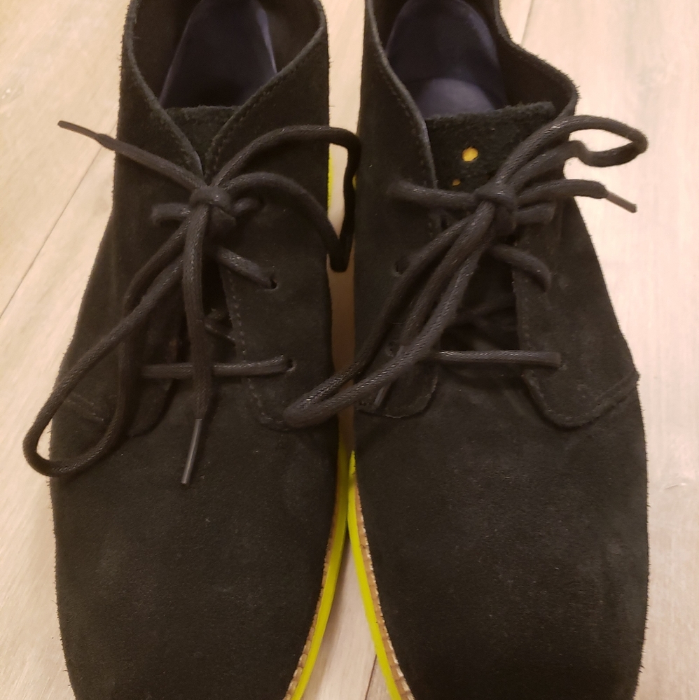 Cole Hann Suede Black Boots - Picture 9 of 13